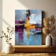 thumbnail image 6 of Abstract Textured Geometric Canvas Art for Living Room Bedroom Office Hotel Hallway Chic Home Decor, 6 of 8