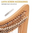 thumbnail image 4 of 7 Pcs Épingles de Réglage avec Clé de Réglage en Forme de L pour Cordes de Lyre et Autres Instruments à Cordes Primitifs, 4 of 8