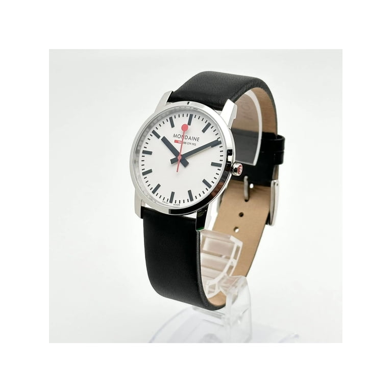 Mondaine Simply Elegant 36mm White Dial Ladies Quartz Watch  display picture 2