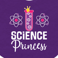 thumbnail image 4 of Inktastic Scientist Girls Science Princess Girls Baby Bib, 4 of 4