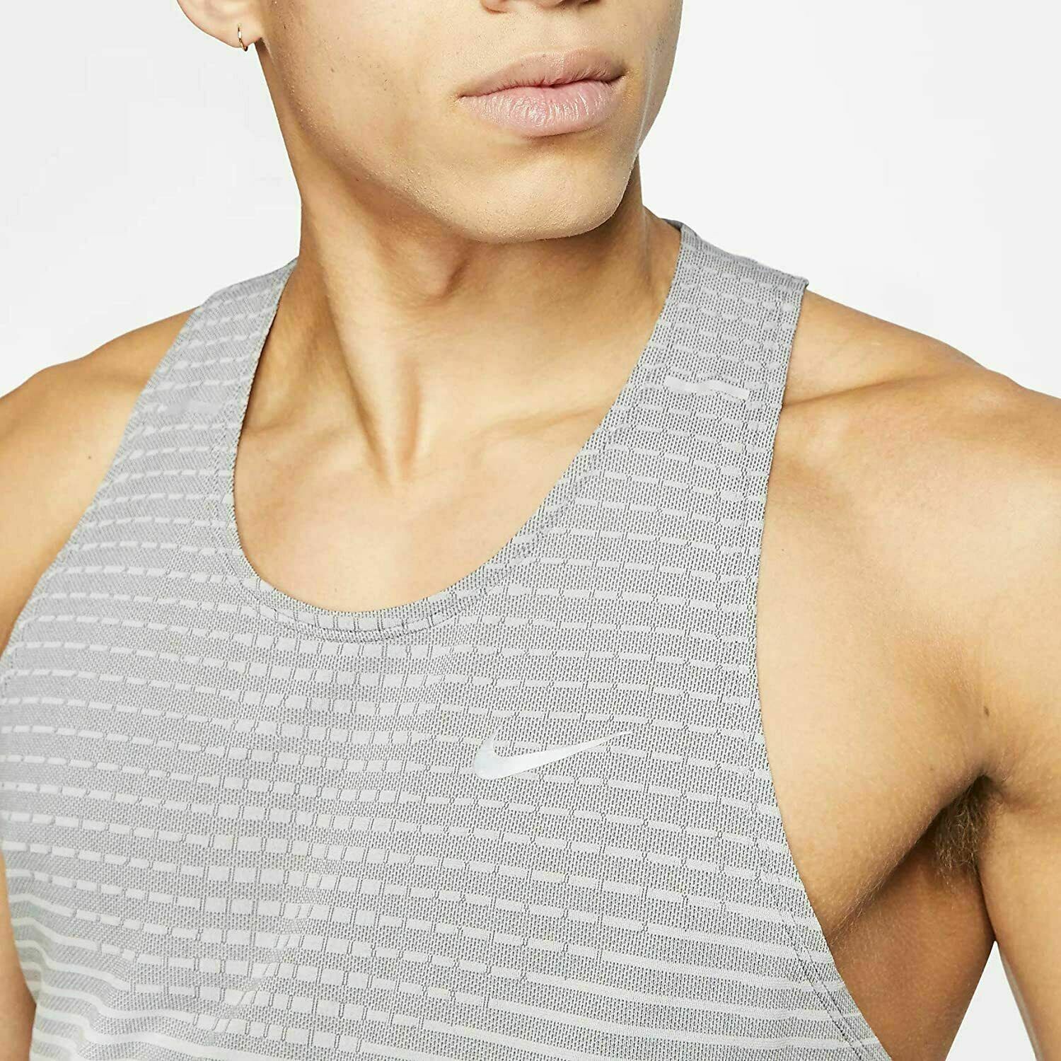 Nike Men's TechKnit Ultra Running Slim Fit Tank Top photo 3