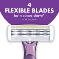 thumbnail image 4 of BIC Soleil 4 Escape Women's Disposable Razors with 4 Blades, Lavender & Eucalyptus Scented Handles, 4 Count, 4 of 9