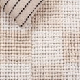 thumbnail image 5 of SAFAVIEH Natura Blazhe Checkered Runner Rug, Beige/Ivory, 2'3" x 8', 5 of 9