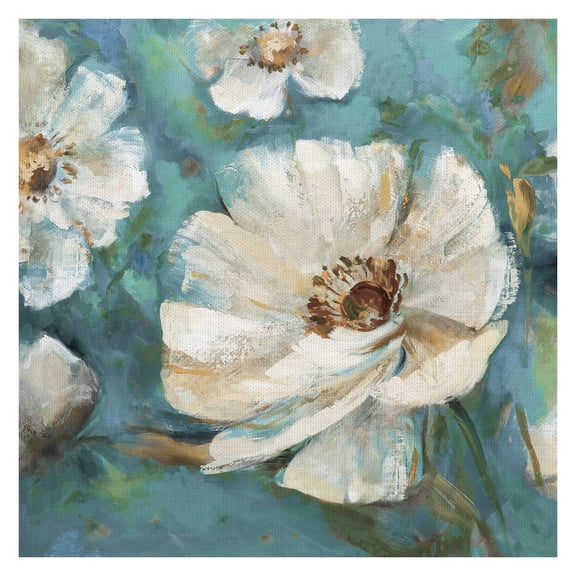 Masterpiece Art Gallery Bellissimo Square I Soft Anemone By Sandy Doonan Canvas Art Print 20" x 20"