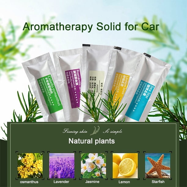 Hot Sale 6 Kinds Flavor Car Air Outlet Aromatherapy Clip Sticks Car Air Freshener Car Outlet Perfume Solid Perfume DiffuserOsmanthus Incense He Qiyong unisex