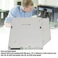 thumbnail image 4 of CD DVD Recorder Replacement, Internal  Tray Loading DVD RW Drive, Aluminum Alloy CD DVD Burner Writer Player Drive for Laptop Desktop PC, 4 of 7