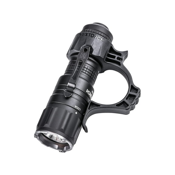 Nextorch TA20 LED Flashlight, Lithium Ion, White, 1000 Lumen, Black