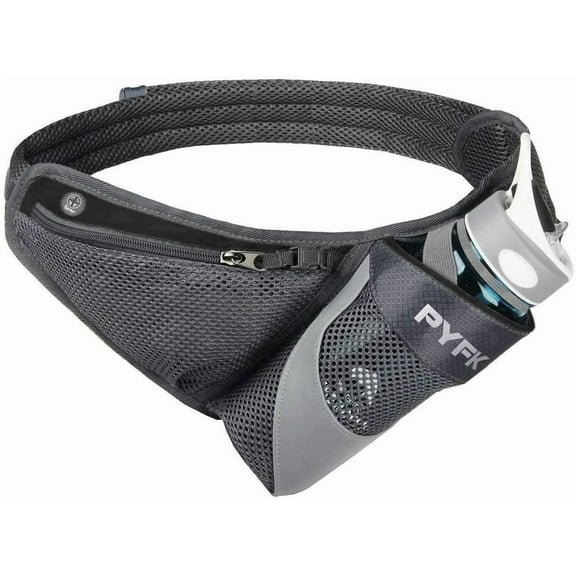 Running Belt Hydration Waist Pack with Water Bottle Holder for Men Women Waist Pouch Fanny Bag Reflective