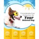 thumbnail image 3 of Gafas de sol para perros pequeños Gafas de protección UV con correas de hombro ajustables Gafas de sol impermeables para mascotas Gafas de sol para mascotas Gafas para mascotas contra el, 3 of 7