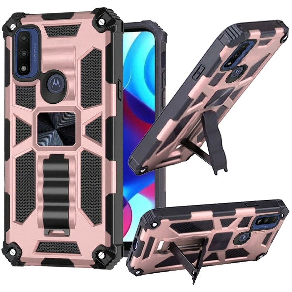 Custodia Robusta Con Vetro Temperato Incluso Per Motorola Moto G Pure