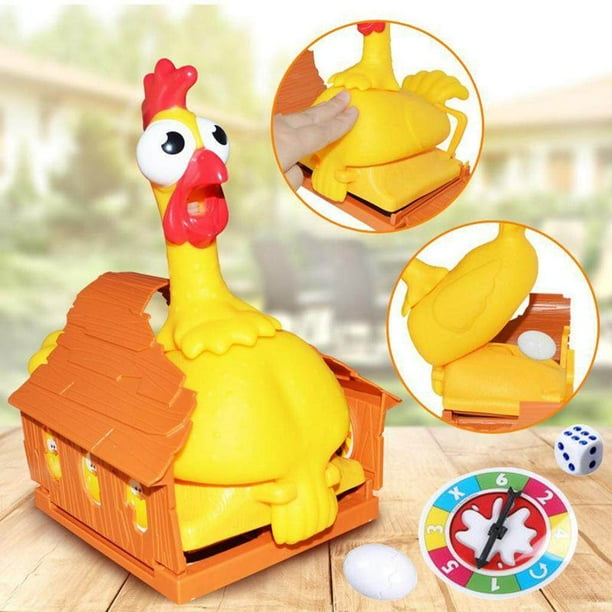 Plastic Lucky Hen Laying Eggs Board Game Hobbies Chicken Game
