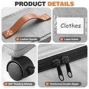 Livhil Under Bed Storage with Wheels, 2Pack Under Bed Storage Containers, Under Bed Shoe Storage and Bins (Gray)