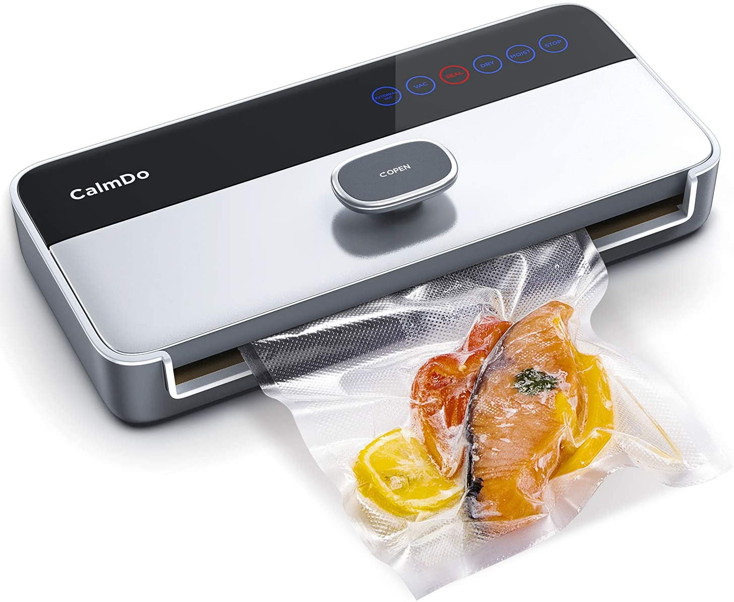 CalmDo Vacuum Sealer Machine, Food Vacuum Air Sealing System with Full  Automatic Bag Sealing Technology for Food Saver Storage, CD-V001