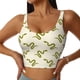 thumbnail image 1 of Fotbe Green Snake Sujetador Deportivo Largo sin Aros para Mujer con Almohadillas y Soporte Medio, Transpirable y Absorbente, Camiseta Tipo Chaleco o Tank Top-XX-Large, 1 of 8