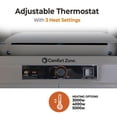 thumbnail image 2 of Calentador de garaje Comfort Zone de 5000 W, 240 V, montado en el techo, gris, 2 of 8