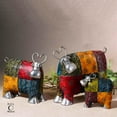 thumbnail image 2 of Uttermost Figurines en Métal de Vaches Colorées (Lot de 3), 2 of 2