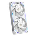 thumbnail image 1 of Ventiladores para gabinete PC NZXT F240X 2x120 mm PWM RGB blancos, 1 of 9