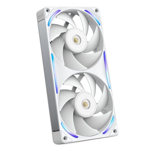 Ventiladores para gabinete PC NZXT F240X 2x120 mm PWM RGB blancos