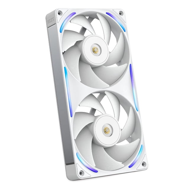 Ventiladores para gabinete PC NZXT F240X 2x120 mm PWM RGB blancos