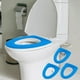 thumbnail image 3 of Asiento de inodoro universal, tejido, lavable en verano, en forma de O, Azul, 3 of 6