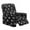 Black and White - Dog Paw, variant on HELLHERO Dog Paw Print Recliner Seat Covers for Reclining Chair Non Slip Fitted Recliner Couch Covers That Stay in Place, Home Decor, Easy to Install