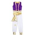thumbnail image 3 of Hansber Garçons Super Bro Toad Uniforme Capitaine Gilet Habillé avec Pantalon Violet 16, 3 of 7