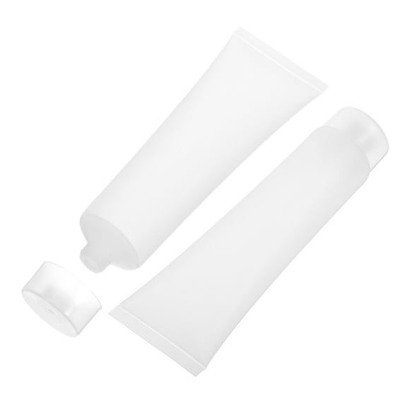 LABSERRON  2Pcs Transparent Pe Travel Bottles for Cosmetics Versatile and Safe