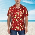 thumbnail image 2 of Fotbe Fire Extinguisher Camisa Hawaiana para Hombre Unisex – Camisa Casual de Verano con Botones de Manga Corta de Algodón y Lino,X-Large, 2 of 7