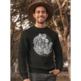 thumbnail image 2 of Incredible Lion Head Sweatshirt Men -Image by Shutterstock, Male Large, 2 of 4