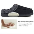 thumbnail image 5 of Ecetana Slippers for Men Memory Foam Fuzzy Slippers Comfort Non Slip House Shoes for Men, 5 of 7