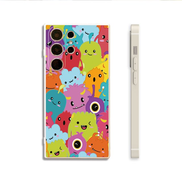 ¡Dale sabor a tu teléfono! ¡Agregue un toque de diversión con nuestra colorida funda para teléfono plateada mate con estampado gráfico para iPhone 15 Pro Max 14 13 12 Pro 11!
