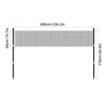 thumbnail image 4 of TFixol Ensemble de Filet de Volleyball Portable avec Sac de Transport pour Sports Extérieurs - Comprend Filet, Support, Ballon et Gonfleur pour Plage, Parc Ou Jeu sur l'Herbe, 4 of 6