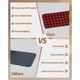 thumbnail image 3 of Stair Treads for Wooden Steps, Black Red Plaid Peel and Stick Stair Treads with Adhesive, Vintage Rustic Buffalo Checked Gingham Non Slip Indoor Stairs Runner Rugs Mats for Elders Dogs 8"x30"4PCS, 3 of 7