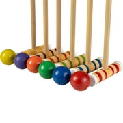 Trademark Games Durable Complete 6 Player Croquet Set