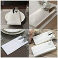 thumbnail image 5 of 50 Pcs Knife and Fork Pad Napkin Paper Napkins Decorative White Dinner Napkins Engagement Napkins Silverware Napkin Baby, 5 of 6