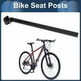 thumbnail image 4 of Unique Bargains Bike Seat Post Bike Saddle Post Seat Tube Aluminum Alloy Black Extra Long Adjustable Angle with Fixing Clip Black 27.2*450mm, 4 of 7