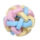 thumbnail image 2 of Greeniant Bola de campana colorida para mascotas, juguete con sonido Molar resistente a los dientes, bola de goma, eliminación de manchas, mordedor, Suministros para perros L Greeniant PT000188-03, 2 of 6