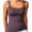 #264-Brown, variant on Roncen Lace Camisole Tank Tops for Women Round Neck Wide Strap Soft Ribbed Lace Trim Cami