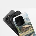 thumbnail image 4 of Cabin Landscape for All iPhone Series Tough Phone Case Watercolor Nature, 4 of 7