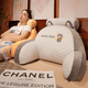 thumbnail image 2 of Cojín de noche con forma de frijol de hielo de cuatro estaciones, almohada con costuras para oficina, dormitorio, bolsa suave, cojín grande para respaldo y cintura, 2 of 6