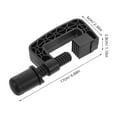 thumbnail image 2 of FOMIYES Fijador De Para Volante De Carreras En Plástico Negro Con Durable Y Ergonómico, 2 of 8