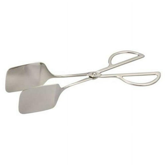 Leeber 73015 Elegance Stainless Steel Pastry Scissor Tongs, 10 in.