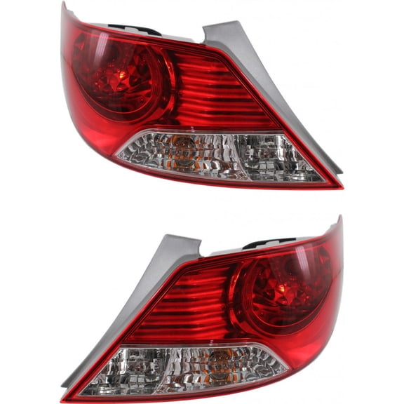For 2012-2014 Hyundai Accent Tail Light Driver and Passenger Side Bulbs Included DOT Certified HY2800144, HY2801144 | 92401 1R010, 92402 1R010 ;for Sedan