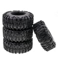 thumbnail image 3 of Riwcyla 4pcs 2.2 Inch 116*46*52mm Soft Rubber Rocks Tires Replacement for Axial SCX10 90046 D90 Wraith 1/10 Remote Control Car Wheels, 3 of 6