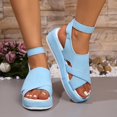thumbnail image 2 of Roman Sandals for Women, Wrap-Around Strap Buckle Design with Padded Footbed, Adjustable Slingback, Non-Slip Sole, Pointed Toe, Black, 2 of 8