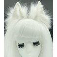 thumbnail image 2 of Set de peluca CoFoWo con orejas de lobo blancas y cola de 60 cm, 2 of 6