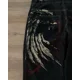 thumbnail image 4 of Ropa de calle Y2K Jeans Harajuku Hip Hop Retro patrón de ala bordado estampado pantalones vaqueros holgados gótico pantalones anchos de cintura alta, 4 of 5