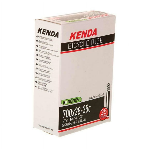 Kenda Schrader Tube Schrader, Length: 35mm, 700C, 28-35C