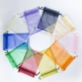 thumbnail image 6 of Organza Gift Bags 4x6 Inch, 100 Pack Multicolor Drawstring Cloth Favor Bags for Wedding, Party, and Small Gifts, 6 of 9