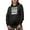 Black, variant on Funny Misconception - I Hate When People Confuse Education with Intelligence, Black Hooded Sweatshirt or Hoodie, Small